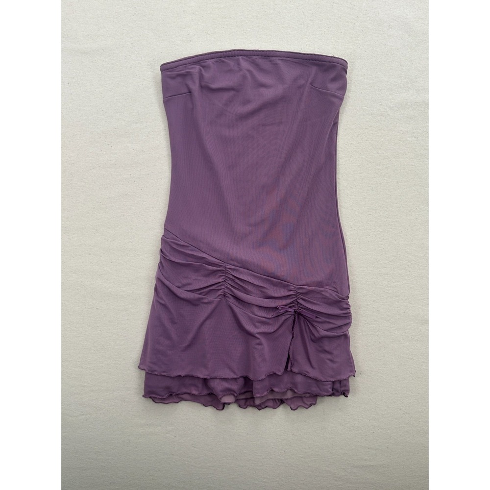 Mini Tube Dress Womens Extra Small Fairy Y2K Feminine Mesh Frilly Girly